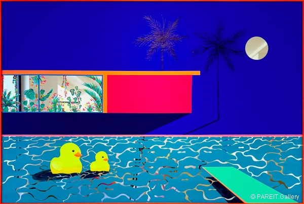 DERECQUE Isabelle - The great ducks' escape (at David's house)